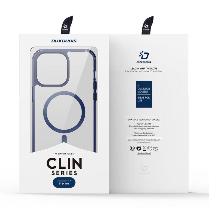 Dux Ducis Clin2 case for iPhone 14 Pro magnetic MagSafe cover blue - Cell phone cases and covers<<<HurtelXML
