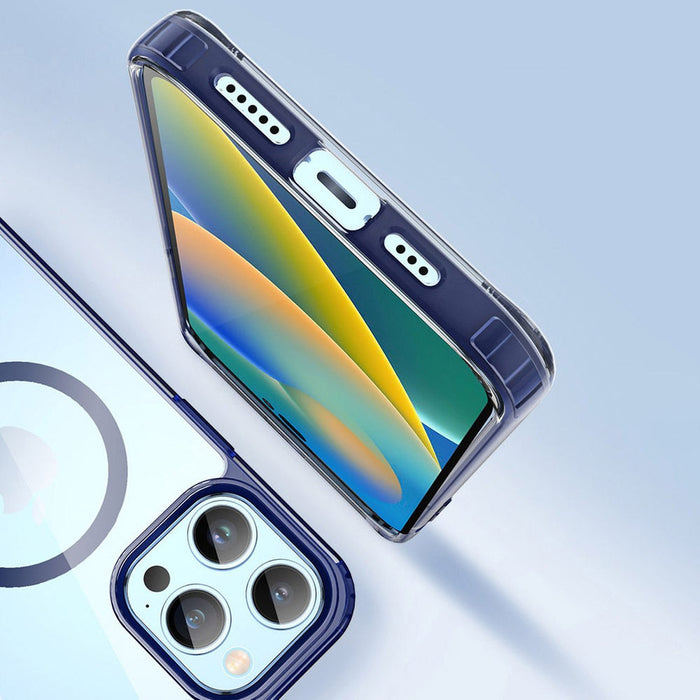 Dux Ducis Clin2 case for iPhone 14 Pro magnetic MagSafe cover blue - Cell phone cases and covers<<<HurtelXML