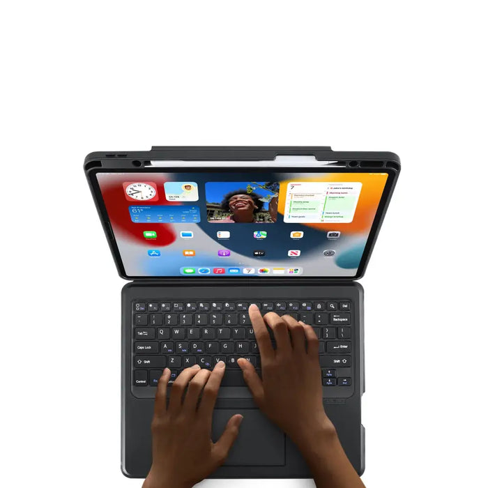 Dux Ducis DK Series Bluetooth Keyboard Case for Apple iPad Pro 12.9 (2020/2021/2022) - Black - Cell phone cases