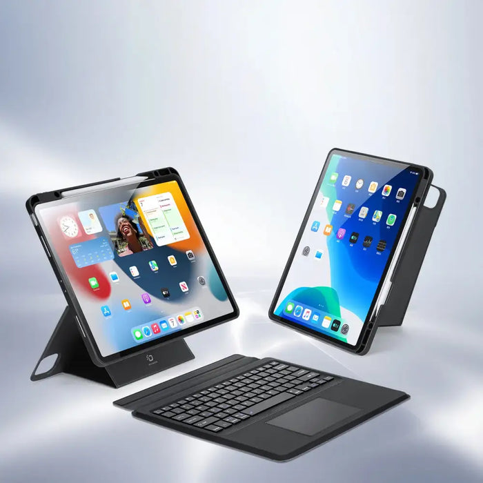 Dux Ducis DK Series Bluetooth Keyboard Case for Apple iPad Pro 12.9 (2020/2021/2022) - Black - Cell phone cases