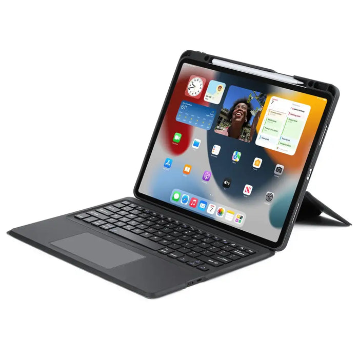 Dux Ducis DK Series Bluetooth Keyboard Case for Apple iPad Pro 12.9 (2020/2021/2022) - Black - Cell phone cases