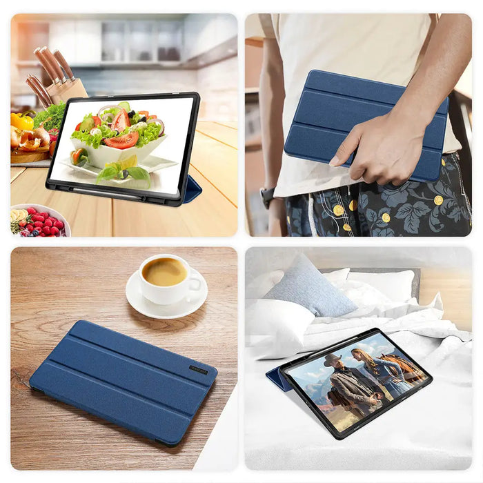 Dux Ducis Domo Case for Samsung Galaxy Tab S10 Plus/S9 Plus/S9 FE Plus - Blue - Cell phone cases and covers<<<HurtelXML