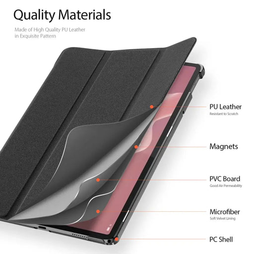 Dux Ducis Domo flip and smart sleep case for Lenovo Tab M11 - black - Cell phone cases and covers<<<HurtelXML