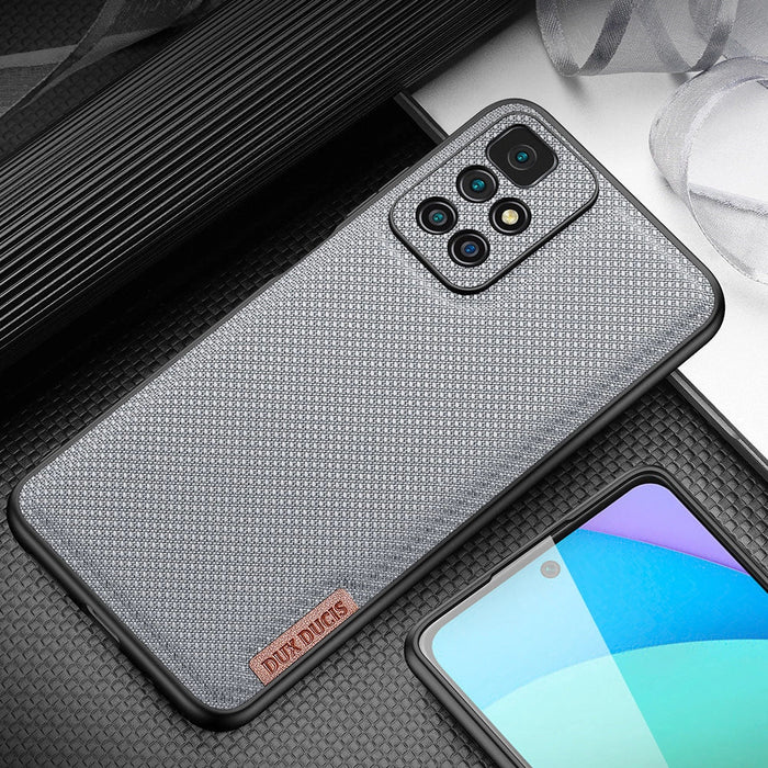Dux Ducis Fino case cover covered with nylon material Xiaomi Redmi 10 green - Cell phone cases and covers<<<HurtelXML
