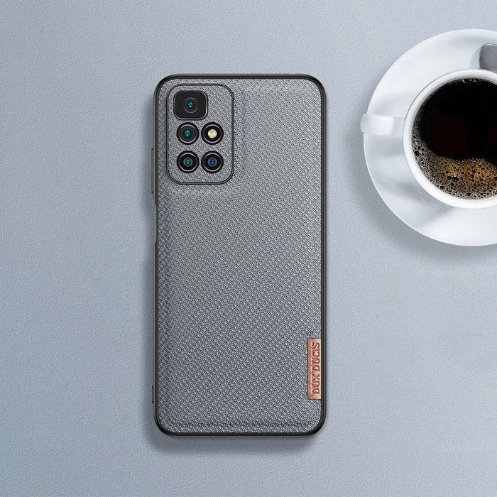 Dux Ducis Fino case cover covered with nylon material Xiaomi Redmi 10 green - Cell phone cases and covers<<<HurtelXML