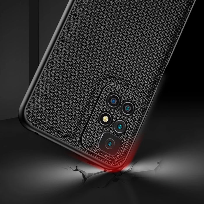 Dux Ducis Fino case cover covered with nylon material Xiaomi Redmi 10 green - Cell phone cases and covers<<<HurtelXML