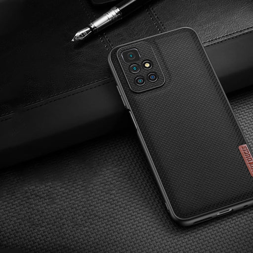 Dux Ducis Fino case cover covered with nylon material Xiaomi Redmi 10 green - Cell phone cases and covers<<<HurtelXML