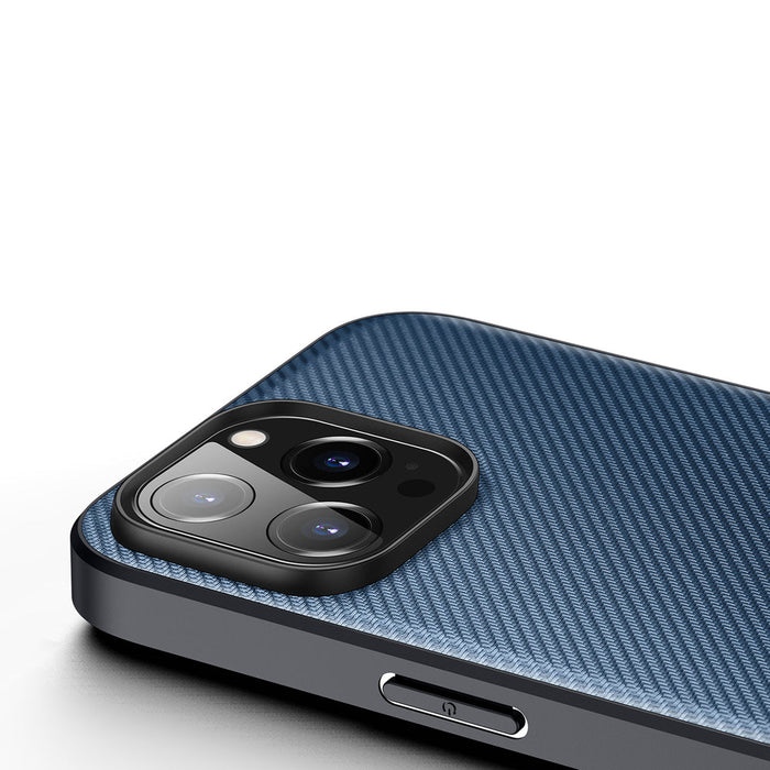 Dux Ducis Fino case cover iPhone 14 Pro Max blue nylon - Cell phone cases and covers<<<HurtelXML