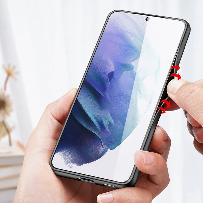 Dux Ducis Fino case cover nylon material Samsung Galaxy S22 + (S22 Plus) black - Cell phone cases and covers<<<HurtelXML