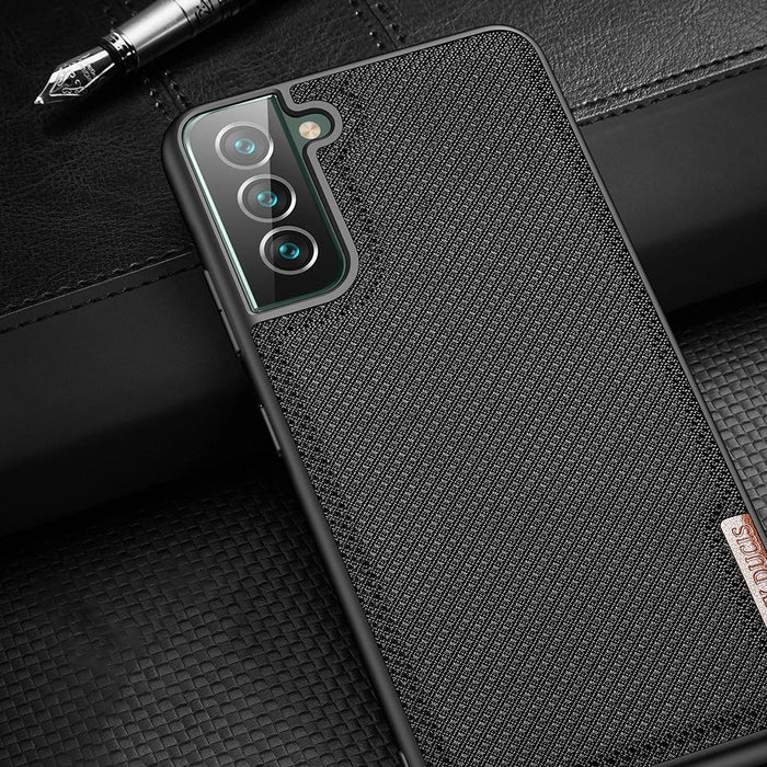 Dux Ducis Fino case cover nylon material Samsung Galaxy S22 + (S22 Plus) black - Cell phone cases and covers<<<HurtelXML