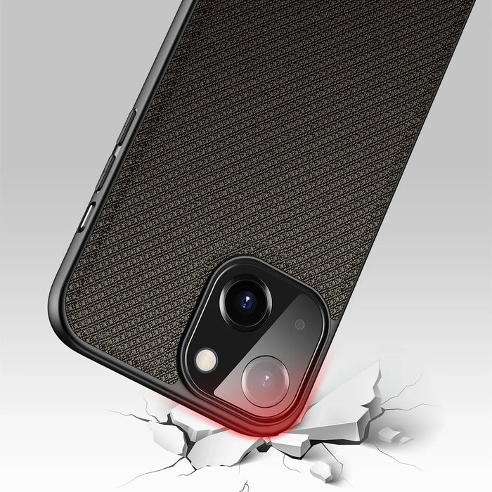 Dux Ducis Fino case covered with nylon material for iPhone 13 mini green - Cell phone cases and covers<<<HurtelXML