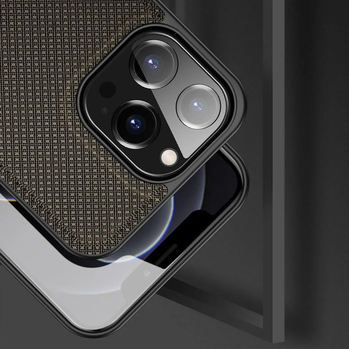 Dux Ducis Fino case covered with nylon material for iPhone 13 Pro green - Cell phone cases and covers<<<HurtelXML