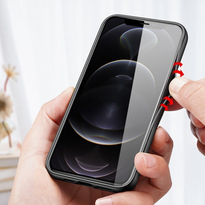 Dux Ducis Fino case covered with nylon material for iPhone 13 Pro Max gray - Cell phone cases and covers<<<HurtelXML