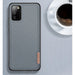 Dux Ducis Fino case covered with nylon material for Samsung Galaxy A02s EU gray - Cell phone cases
