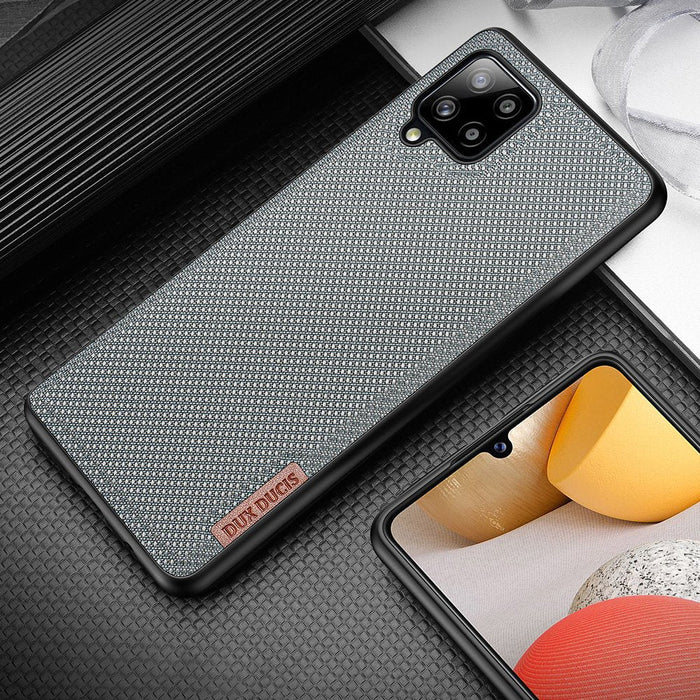 Dux Ducis Fino case covered with nylon material for Samsung Galaxy A42 5G gray - Cell phone cases and covers<<<HurtelXML