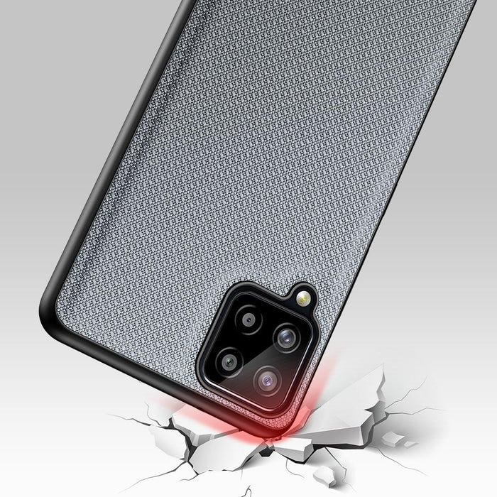 Dux Ducis Fino case covered with nylon material for Samsung Galaxy A22 4G gray - Cell phone cases and covers<<<HurtelXML