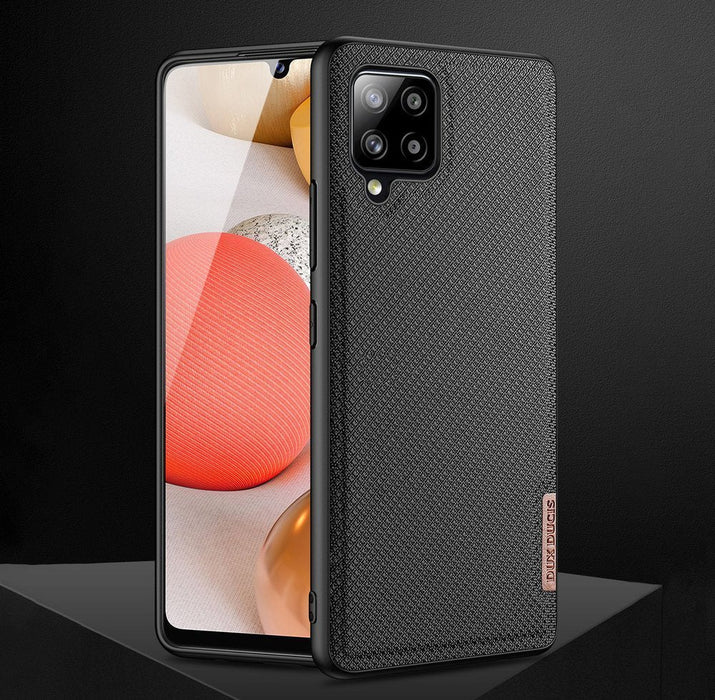 Dux Ducis Fino case covered with nylon material for Samsung Galaxy A42 5G gray - Cell phone cases and covers<<<HurtelXML