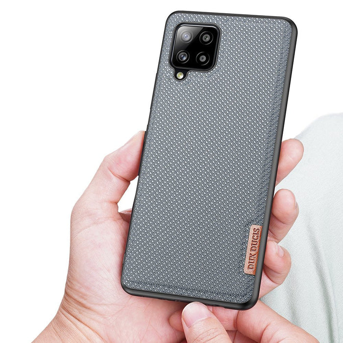 Dux Ducis Fino case covered with nylon material for Samsung Galaxy A42 5G gray - Cell phone cases and covers<<<HurtelXML