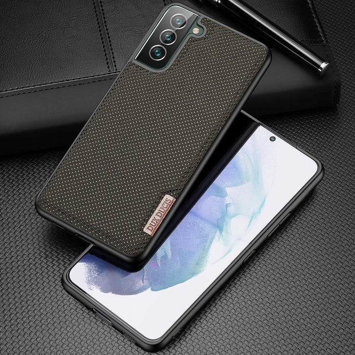 Dux Ducis Fino case is made of nylon material for Samsung Galaxy S22 + (S22 Plus) green - Cell phone cases