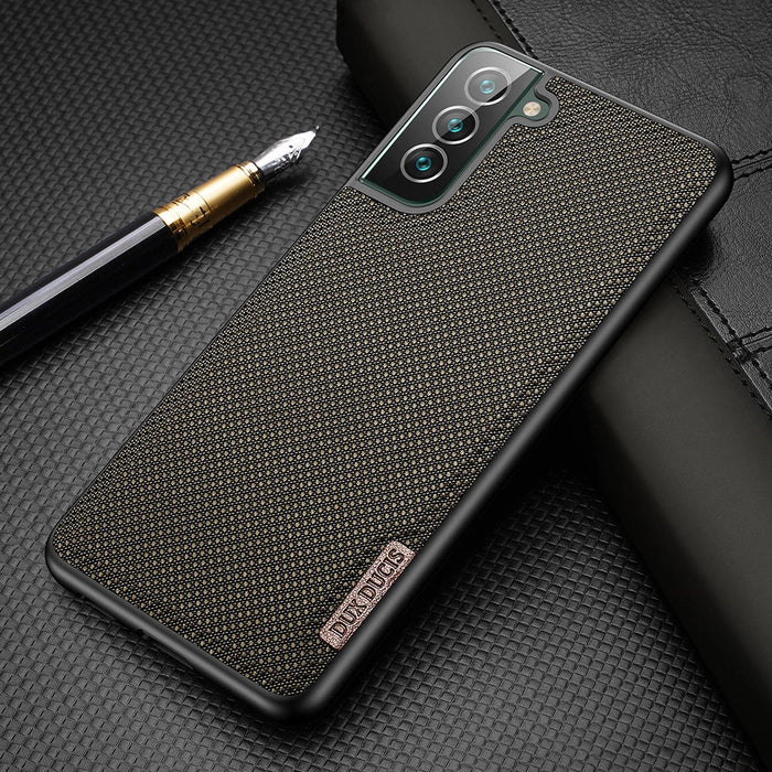 Dux Ducis Fino case is made of nylon material for Samsung Galaxy S22 + (S22 Plus) green - Cell phone cases
