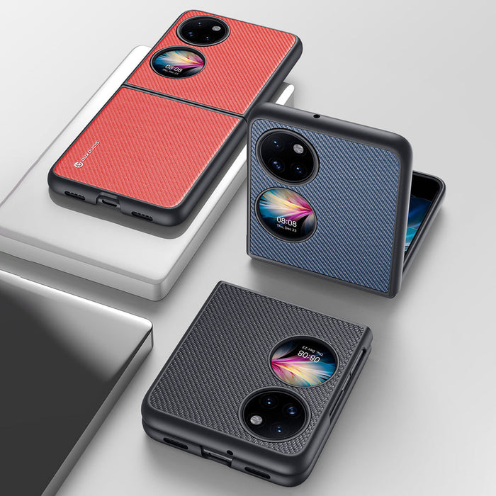 Dux Ducis Fino case is made of nylon material Huawei P50 Pocket blue - Cell phone cases and covers<<<HurtelXML