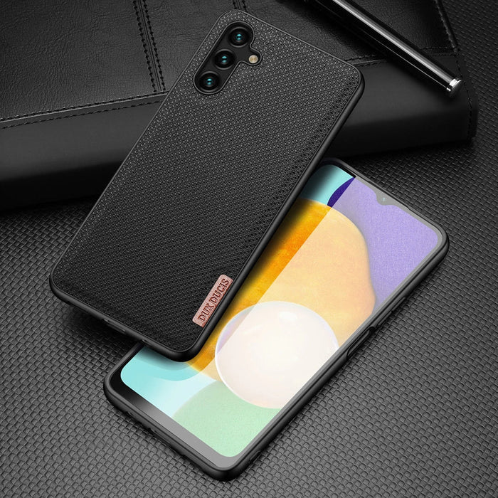 Dux Ducis Fino case is nylon covered Samsung Galaxy A13 5G black - Cell phone cases and covers<<<HurtelXML