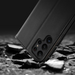 Dux Ducis Hivo Case for Samsung Galaxy S23 Ultra Flip Cover Wallet Stand RFID Blocking Brown - Cell phone cases