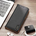 Dux Ducis Hivo case Samsung Galaxy S23+ flip case wallet stand RFID blocker black - Cell phone cases