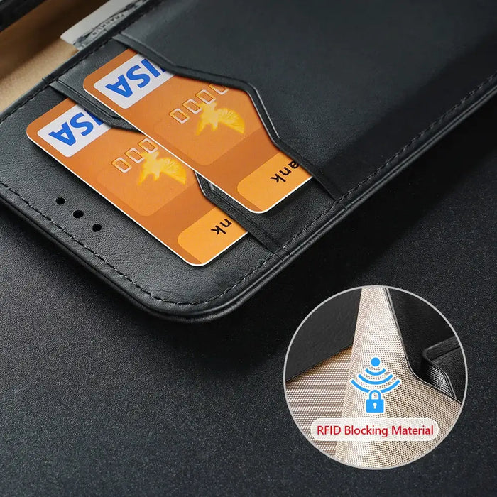 Dux Ducis Hivo iPhone 15 Plus wallet case with RFID blocking - brown - Cell phone cases and covers<<<HurtelXML