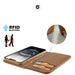Dux Ducis Hivo iPhone 16e Case with Flip and RFID Protection - Brown - Cell phone cases and covers<<<HurtelXML