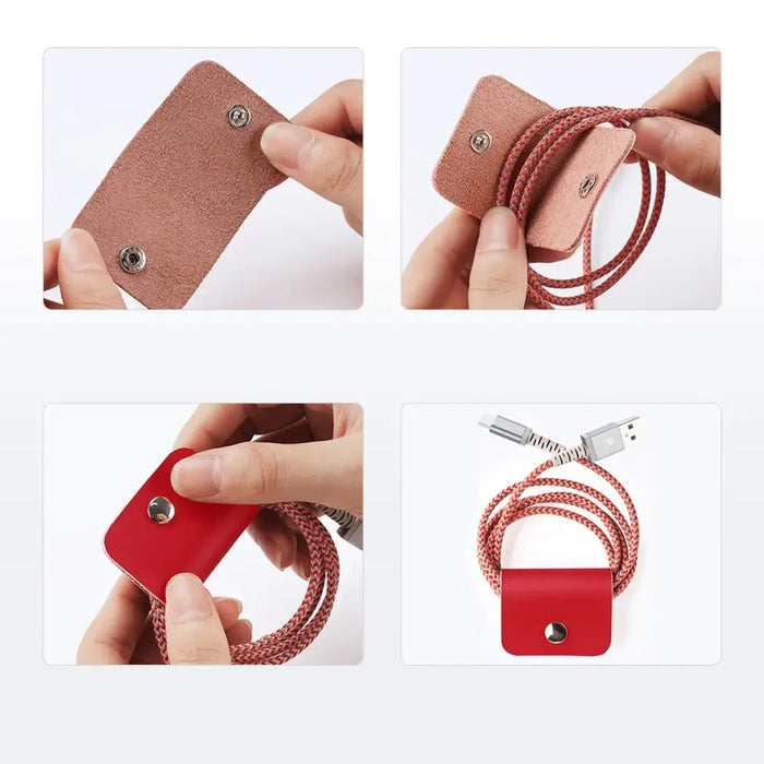 Dux Ducis Hivo Leather Flip Cover Genuine Leather Wallet for Cards and Documents iPhone 14 Pro Red - Cell phone cases