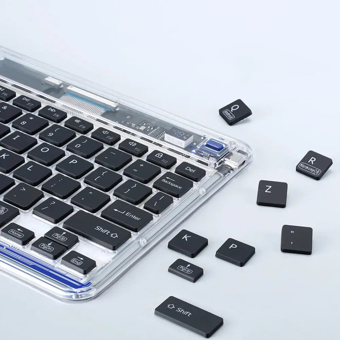 Dux Ducis Keyboard (CK Series) Wireless for Laptop / Tablet / Phone - Transparent - Cell phone cases