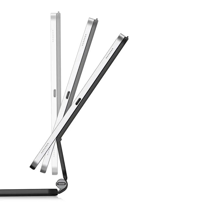 Dux Ducis Keyboard (MK Series) Case with Bluetooth Keyboard for Samsung Galaxy Tab S9+ / S8+ / S7+ - Black - Cell phone