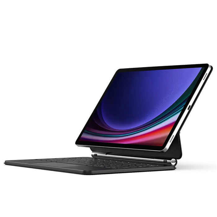 Dux Ducis Keyboard (MK Series) Case with Bluetooth Keyboard for Samsung Galaxy Tab S9 / S8 / S7 - Black - Cell phone