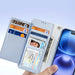 Dux Ducis Lawa iPhone 16 Leather Case with Detachable Magnetic Wallet - Blue - Cell phone cases and covers<<<HurtelXML