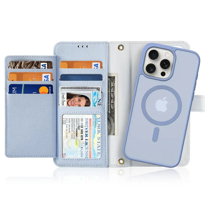 Dux Ducis Lawa Leather Case for iPhone 15 - Blue - Cell phone cases and covers<<<HurtelXML