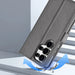 Dux Ducis Lawa Leather Case for Samsung Galaxy S25 Ultra with Detachable Magnetic Wallet - Gray - Cell phone cases