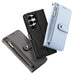 Dux Ducis Lawa Leather Case for Samsung Galaxy S25 Ultra with Detachable Magnetic Wallet - Gray - Cell phone cases
