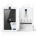 Dux Ducis Lawa Leather Case for Samsung Galaxy S25 Ultra with Detachable Magnetic Wallet - Black - Cell phone cases