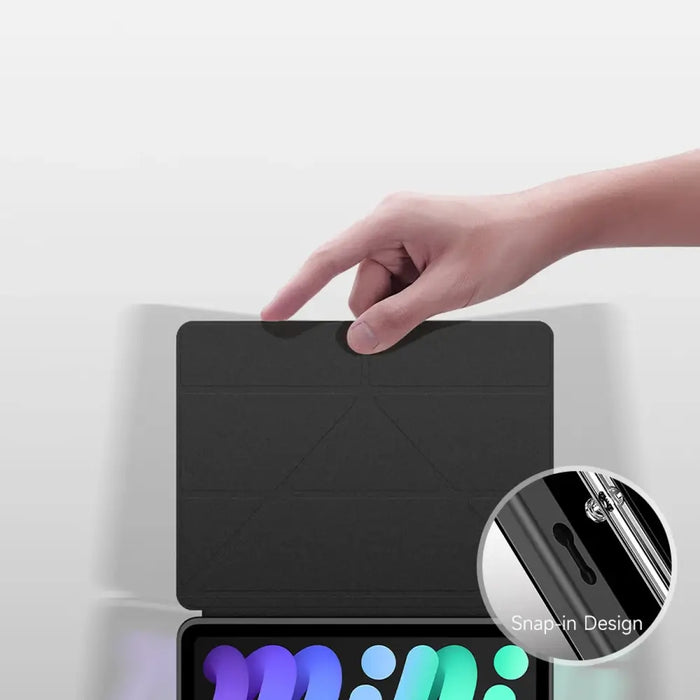 Dux Ducis Magi case for iPad mini 2021 smart cover with stand and storage for Apple Pencil gray - Cell phone cases