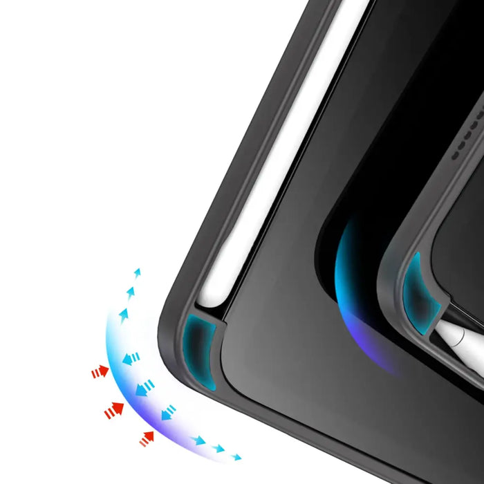 Dux Ducis Magi case for iPad mini 2021 smart cover with stand and storage for Apple Pencil gray - Cell phone cases