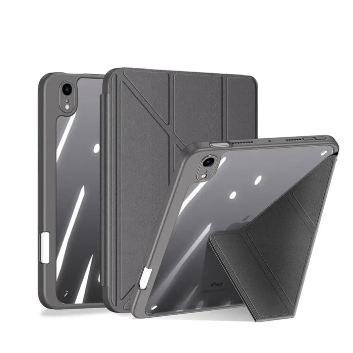 Dux Ducis Magi case for iPad mini 2021 smart cover with stand and storage for Apple Pencil gray - Cell phone cases