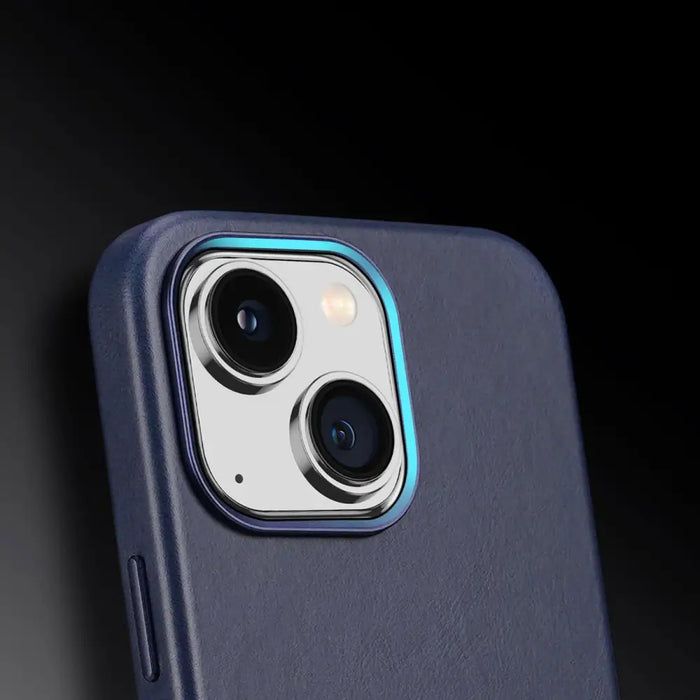 Dux Ducis Naples case for iPhone 14 magnetic leather case MagSafe blue - Cell phone cases and covers<<<HurtelXML
