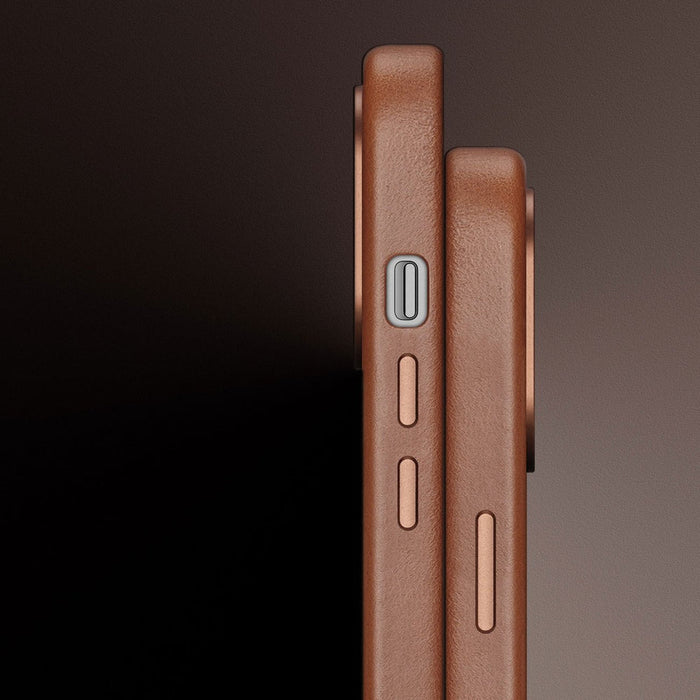 Dux Ducis Naples case for iPhone 14 magnetic leather case MagSafe brown - Cell phone cases and covers<<<HurtelXML