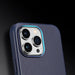 Dux Ducis Naples case for iPhone 14 Pro magnetic leather case MagSafe blue - Cell phone cases and covers<<<HurtelXML