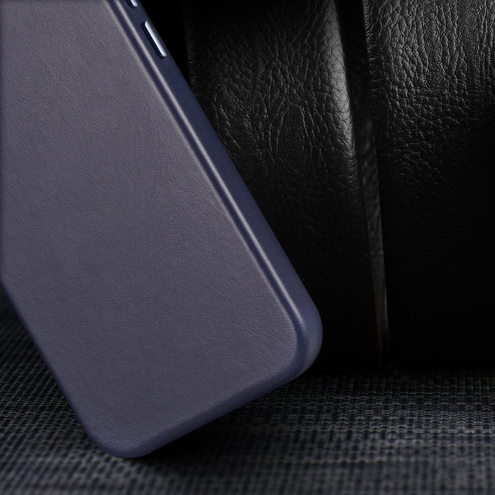 Dux Ducis Naples case for iPhone 14 Pro magnetic leather case MagSafe blue - Cell phone cases and covers<<<HurtelXML