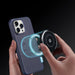 Dux Ducis Naples case iPhone 14 Pro Max magnetic leather case MagSafe blue - Cell phone cases and covers<<<HurtelXML