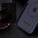 Dux Ducis Naples case iPhone 14 Pro Max magnetic leather case MagSafe blue - Cell phone cases and covers<<<HurtelXML
