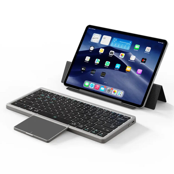 Dux Ducis OK Series wireless Bluetooth keyboard with touchpad - black - Other cell phone equipment<<<HurtelXML