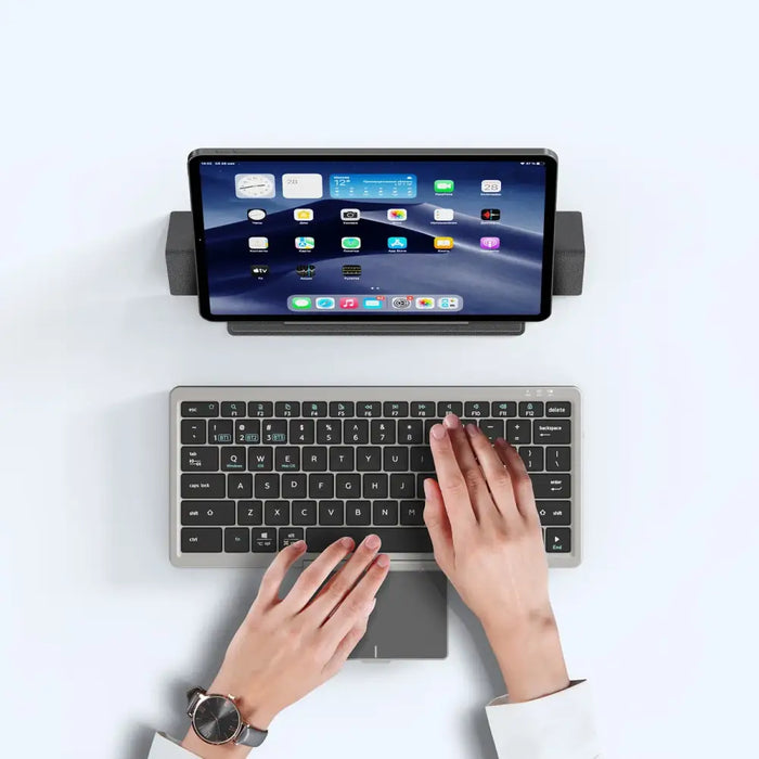 Dux Ducis OK Series wireless Bluetooth keyboard with touchpad - black - Other cell phone equipment<<<HurtelXML